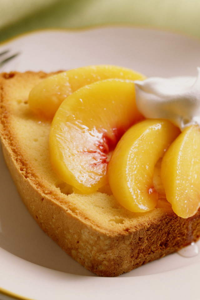 Персиковый пирог