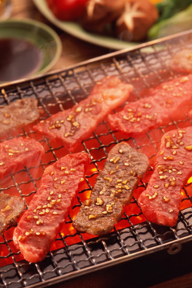 Барбекю кусочки мяса