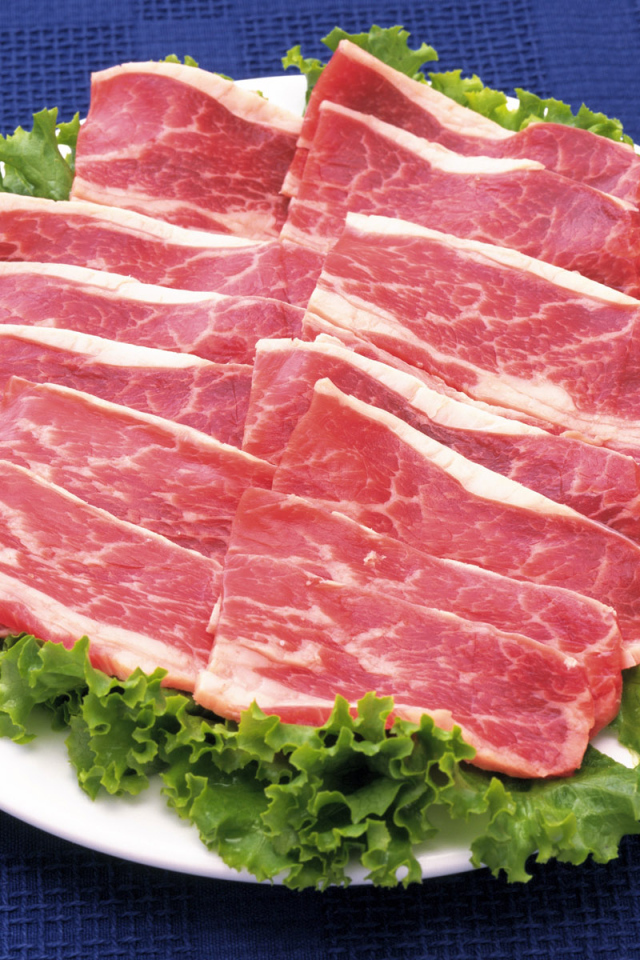 Мясо и зелень