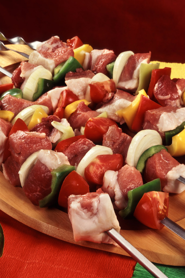 Не готовый шашлык