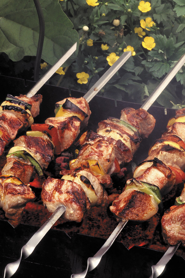 Мясо на жаровне