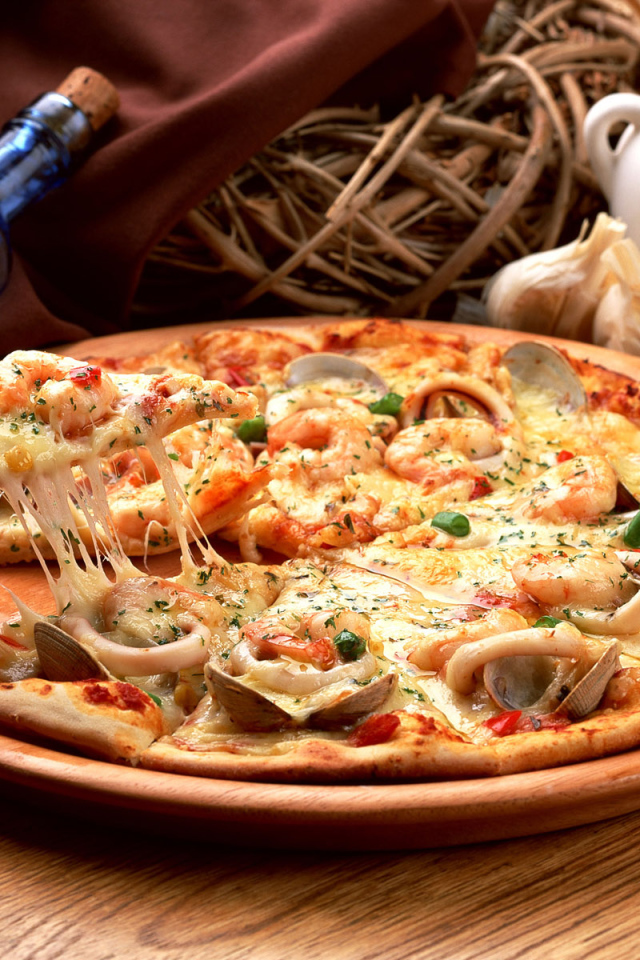 Пицца с грибочками