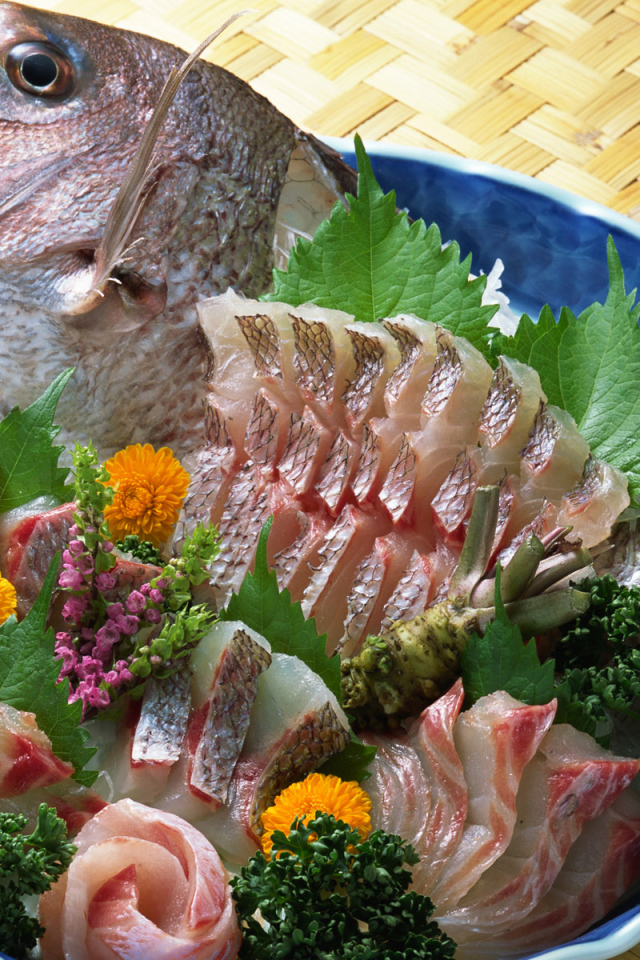 Красивое блюдо с рыбой