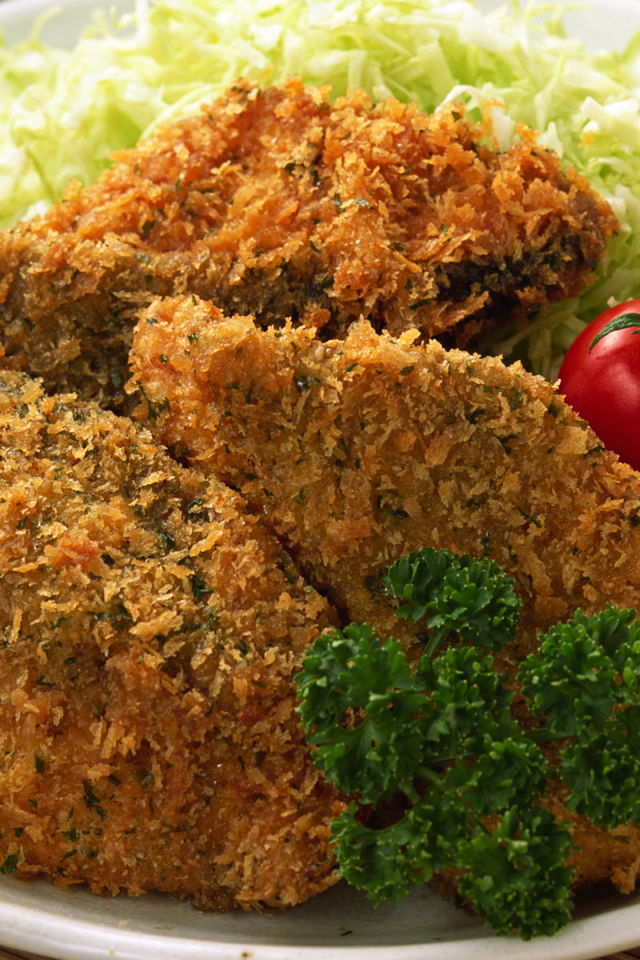 Хрустящие кусочки рыбы