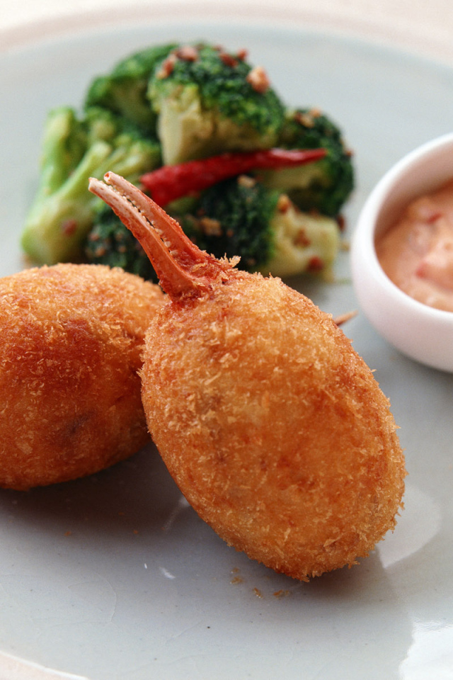 Обжаренный краб