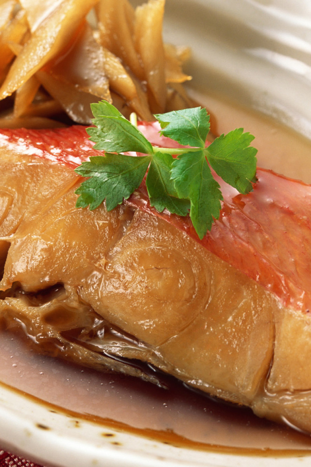 Жаренная форель