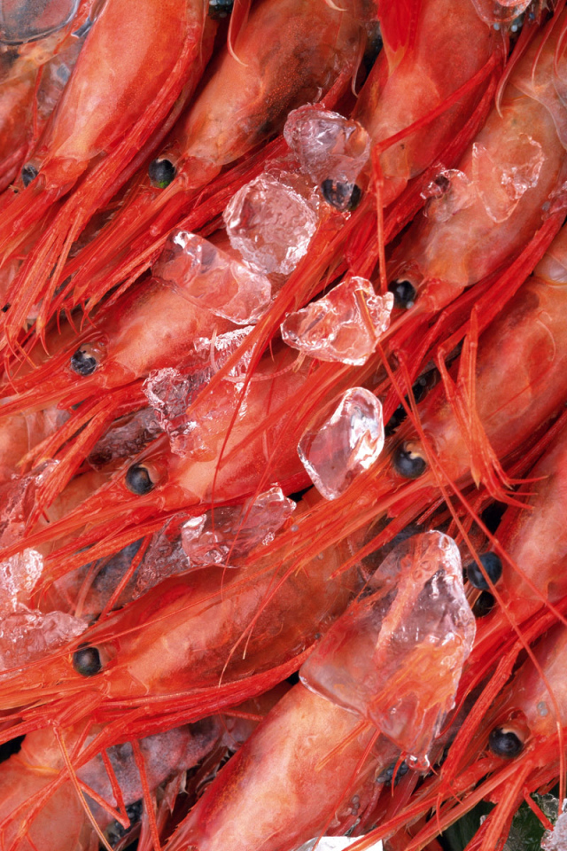 Замороженные креветки