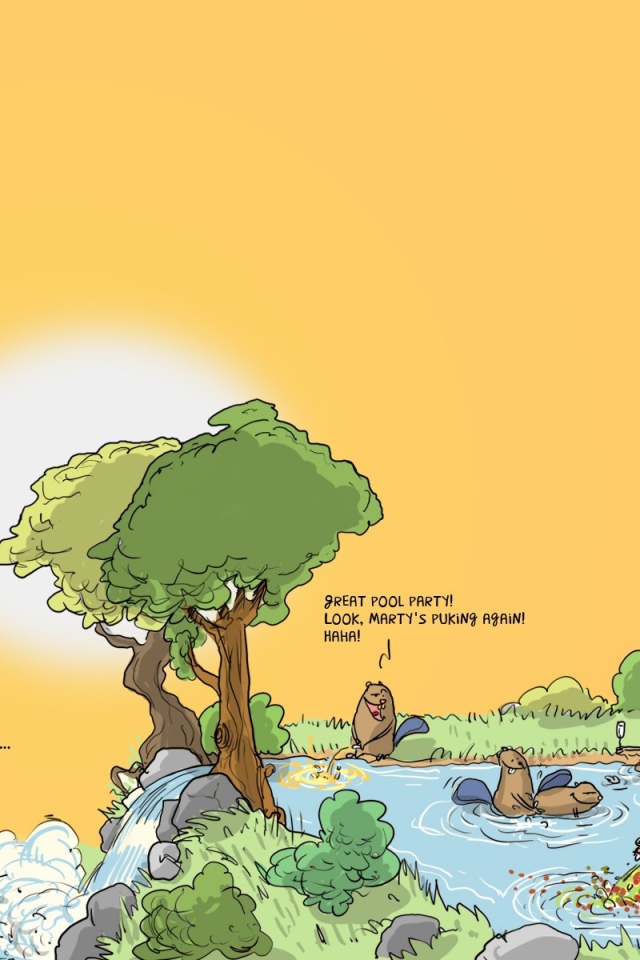 Бобры хулиганы