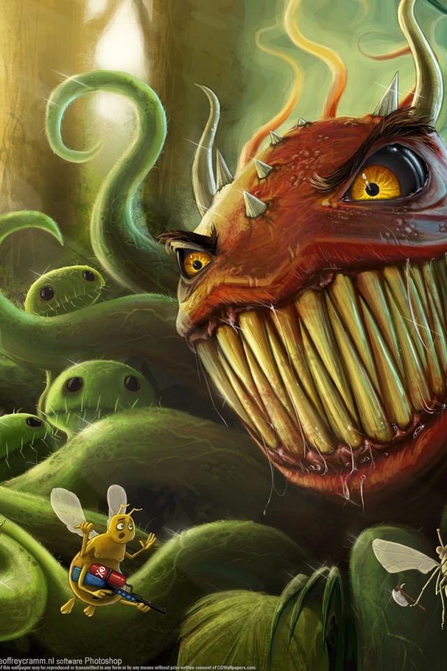 Насекомые против растений