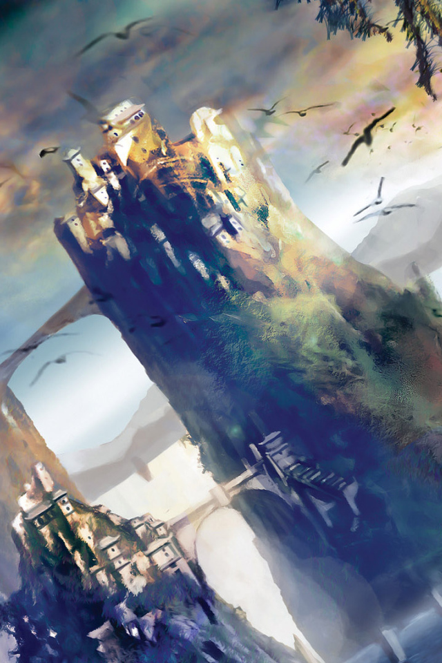 Замок и птицы