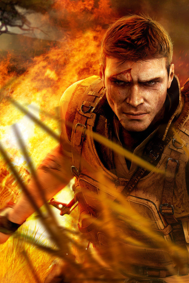 Far Cry 2 горящий джип