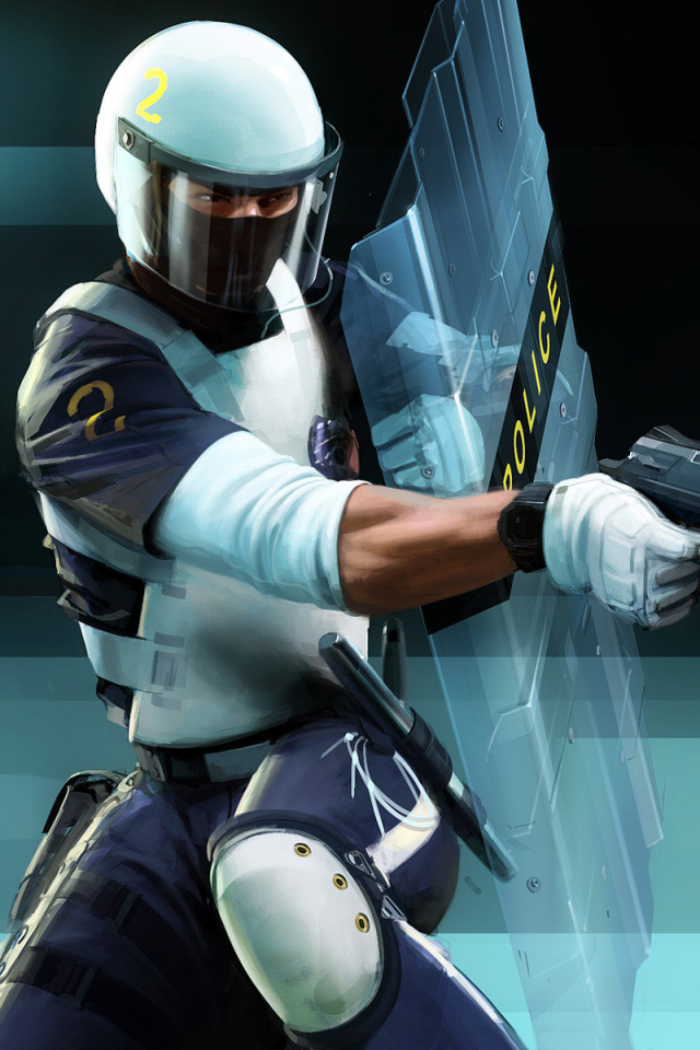 Mirrors Edge полицейский