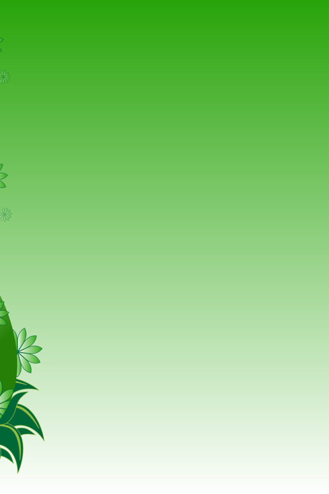 Зеленое Пасхальное яйцо