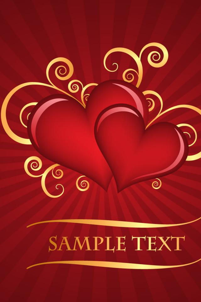 Поздравительная открытка в День Св. Валентина