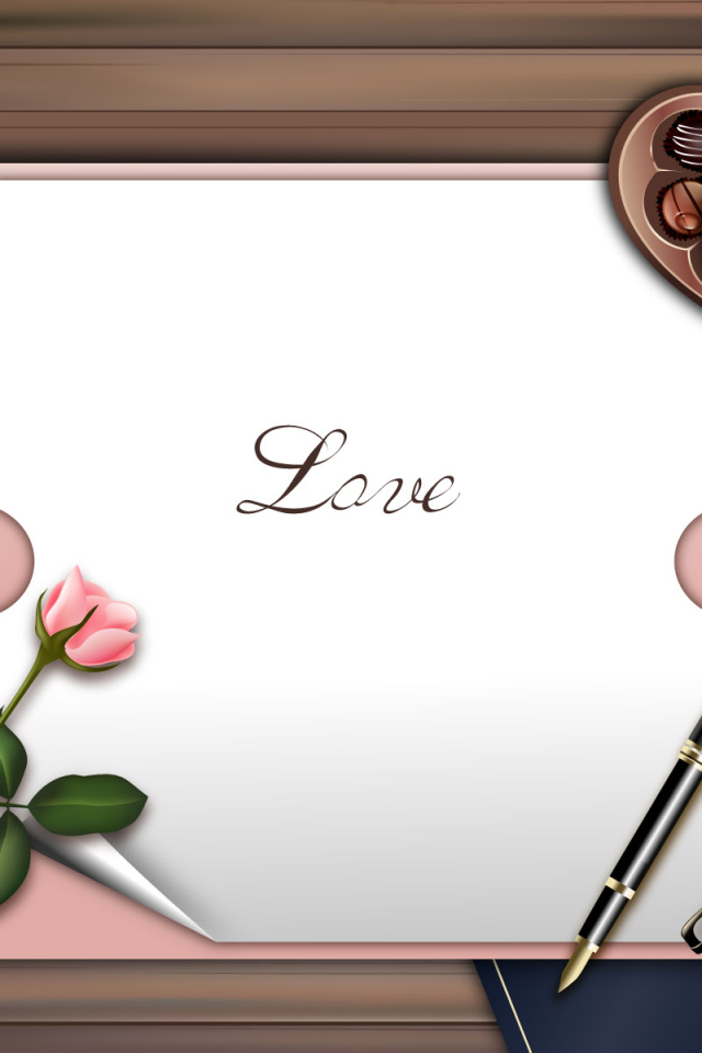 Письмо о любви на День Святого Валентина