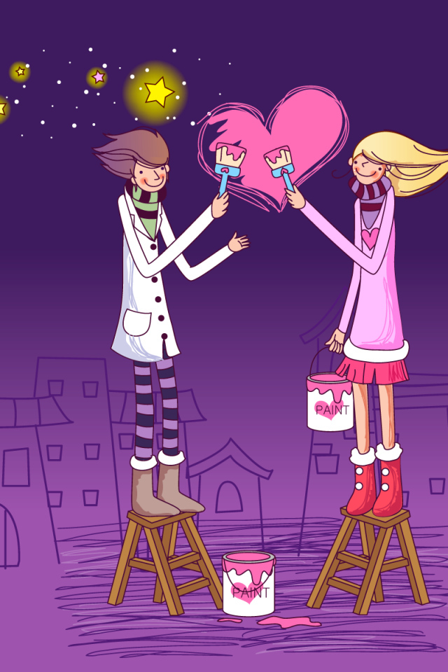 Любовь и люди в День Святого Валентина