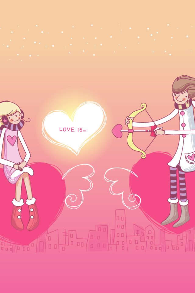 Верхом на сердцах в День Святого Валентина