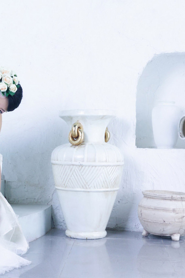 Белое платье