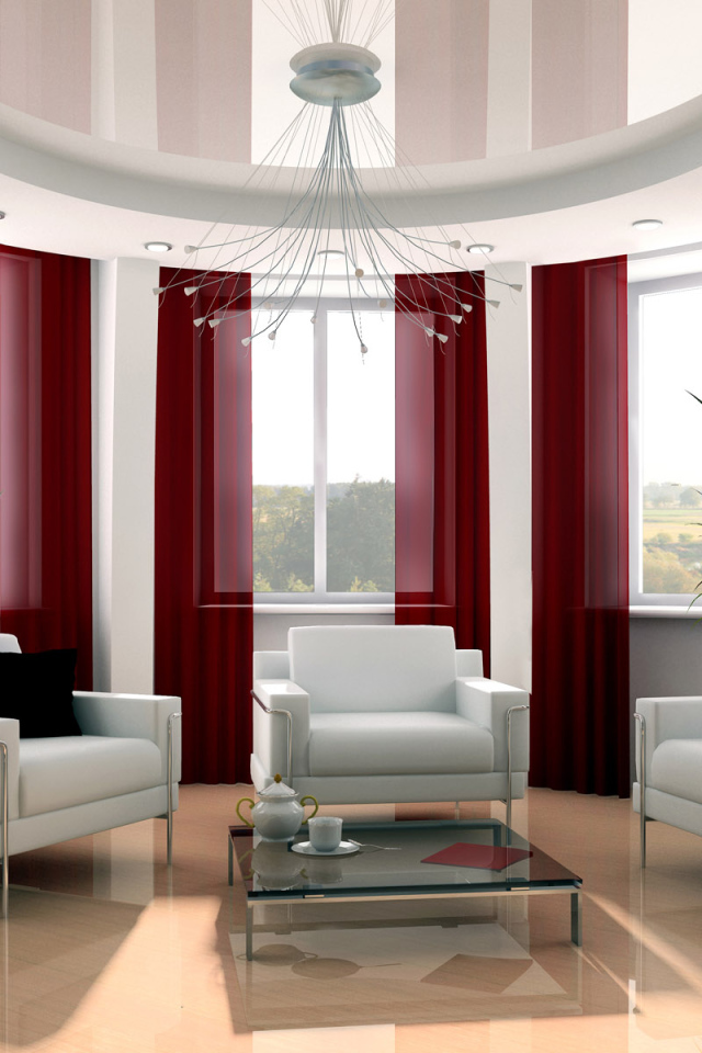 Комната со множеством окон