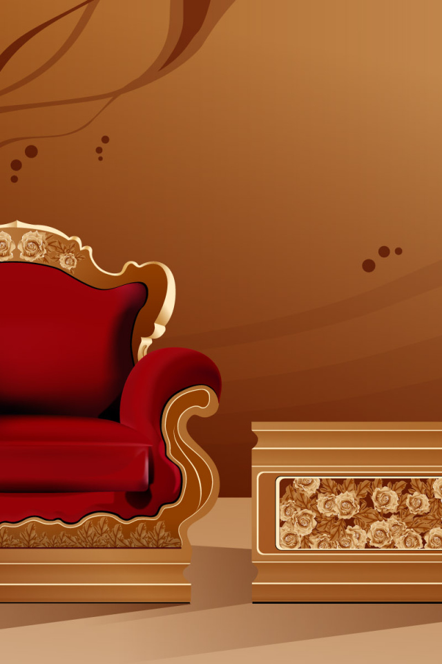 Красивое кресло