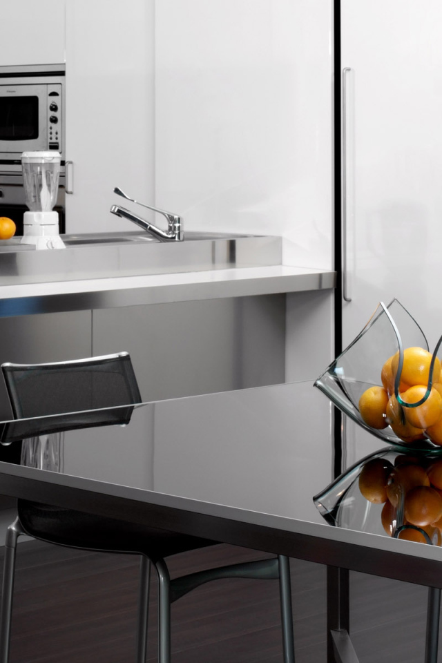 Футуристический интерьер столовой