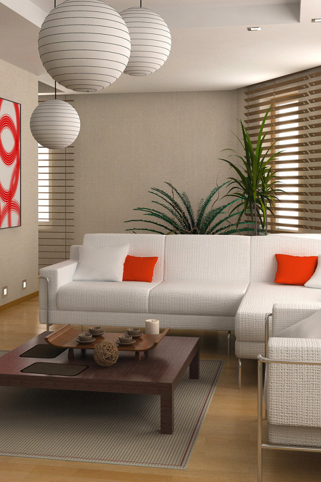 Интерьер двухэтажных апартаментов