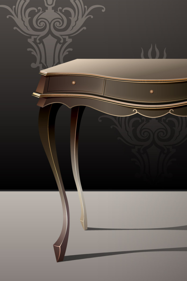 Деревянный столик