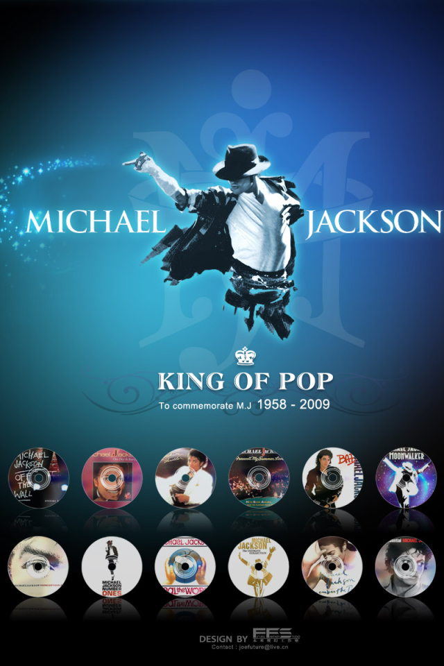 Майкл Джексон Синяя тема
