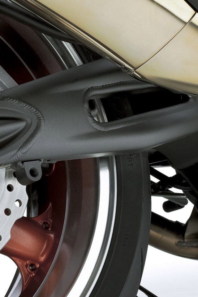 Заднее колесо мотоцикла