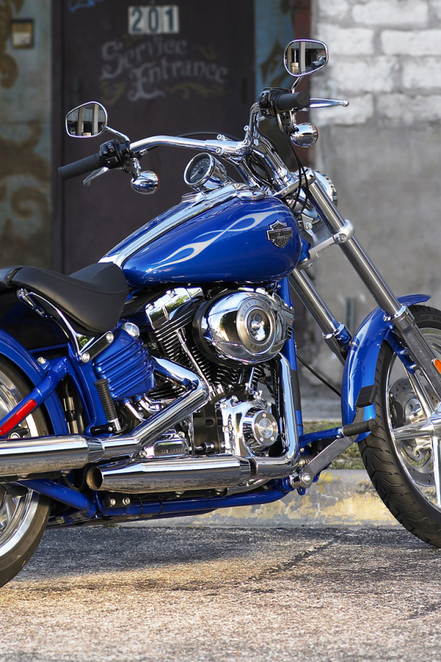 Harley Davidson синий