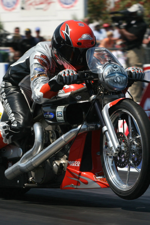 Harley Davidson гонки драг