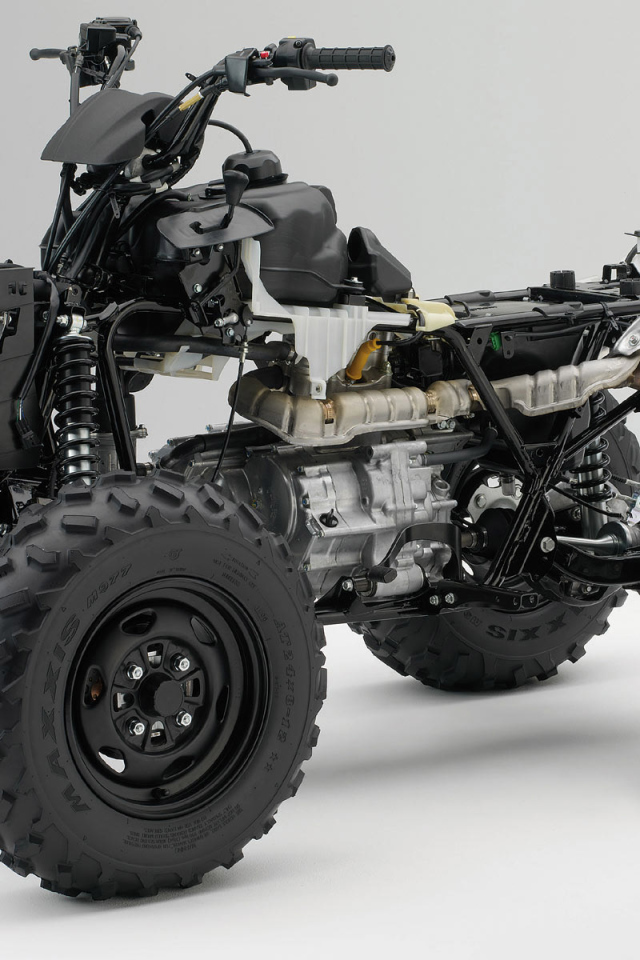 Внутренности Honda квадроцикл