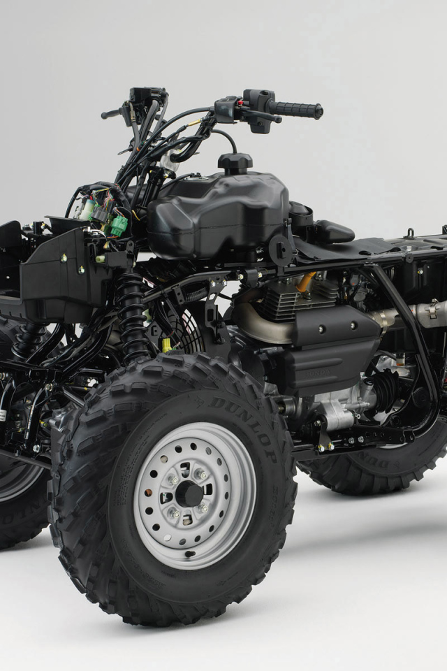 Внутри Хонда квадроцикл