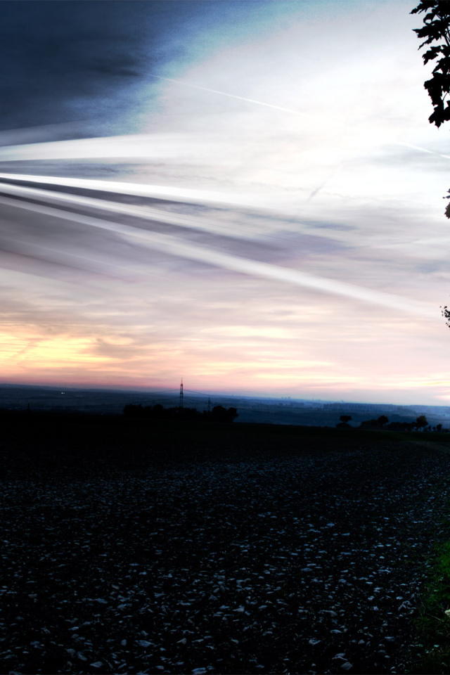 Вечернее небо HDR