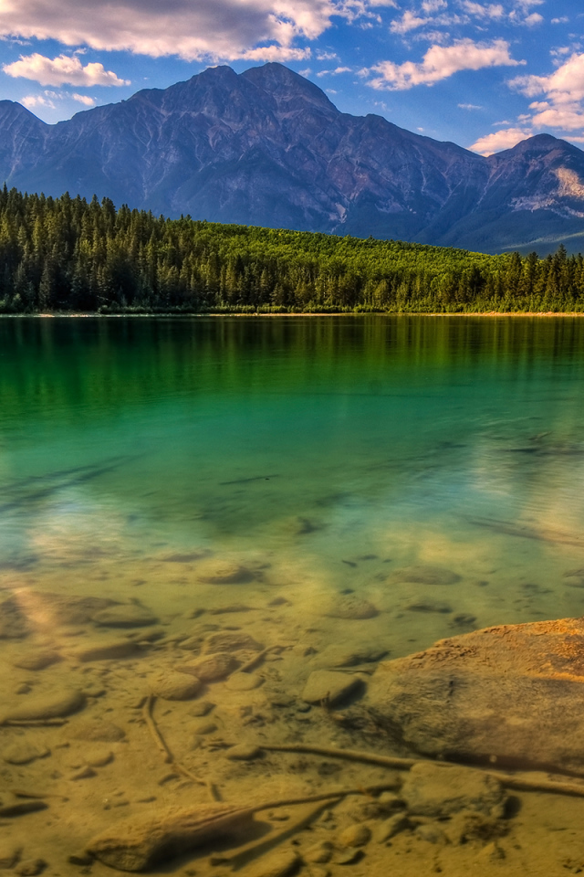 Красивый вид на горы