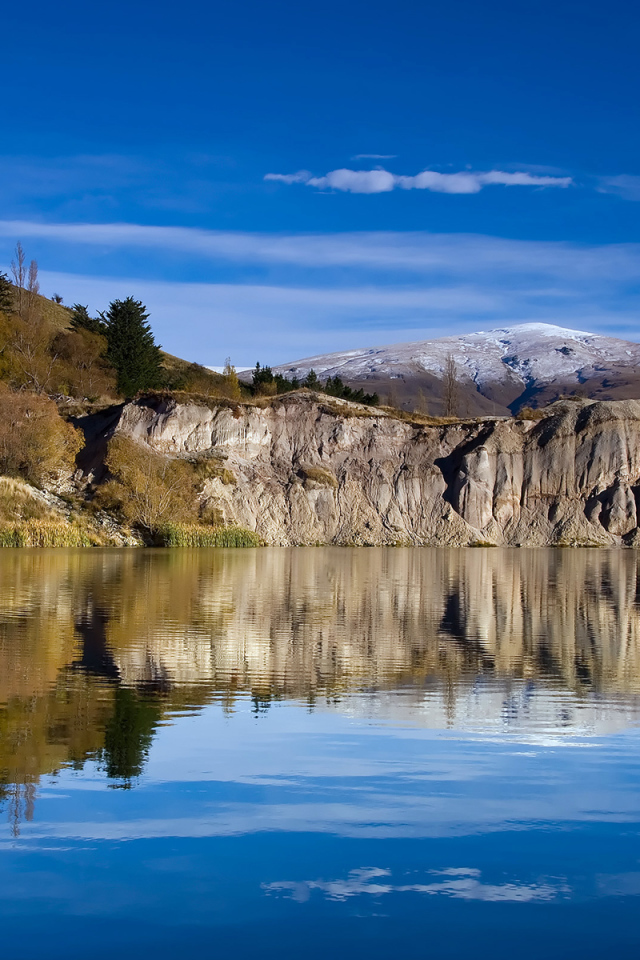 Голубое озеро Новая Зеландия