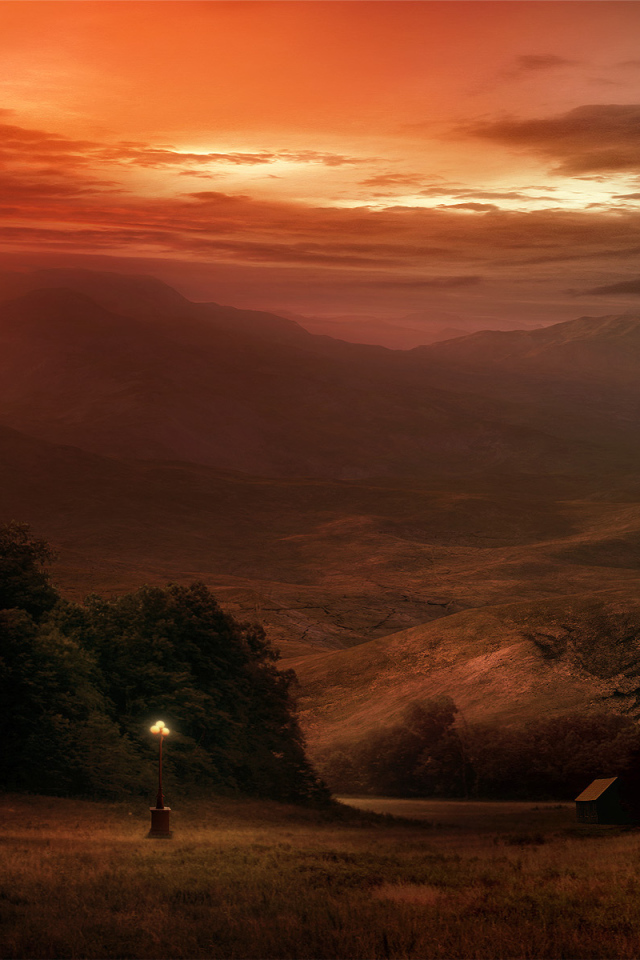 Одинокий фонарь