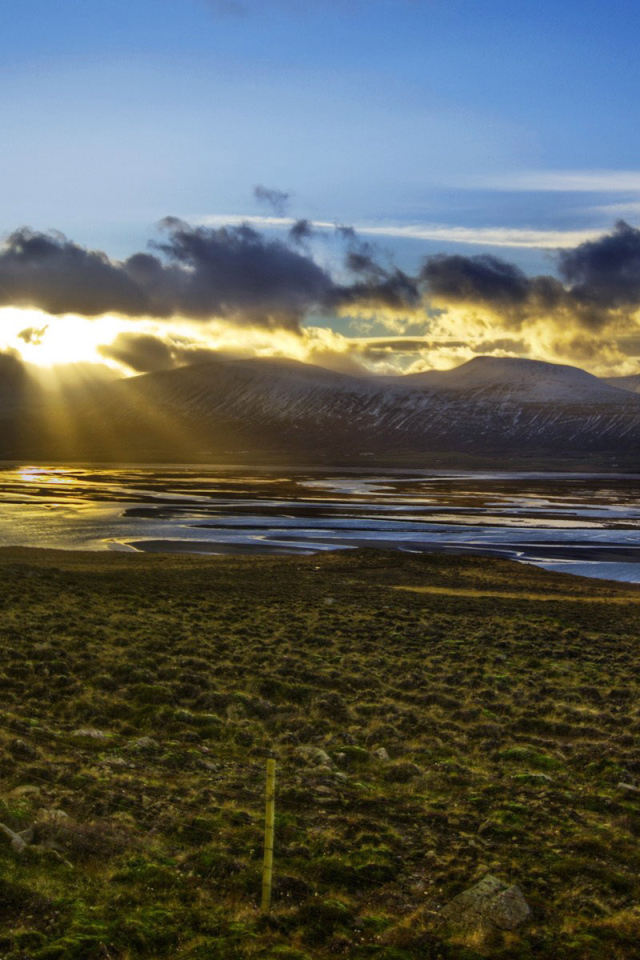 Закат в горах