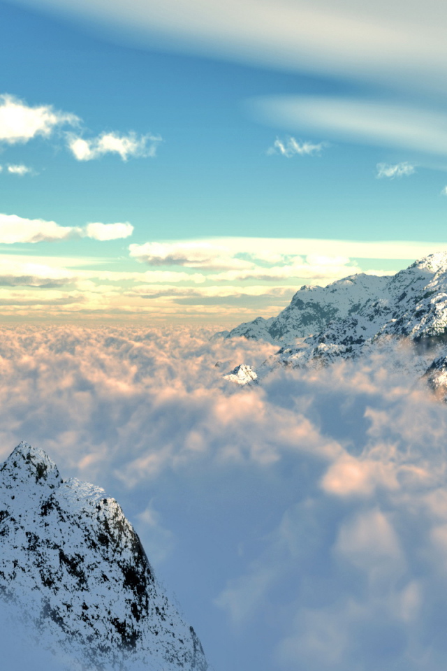 Возвышаясь над облаками