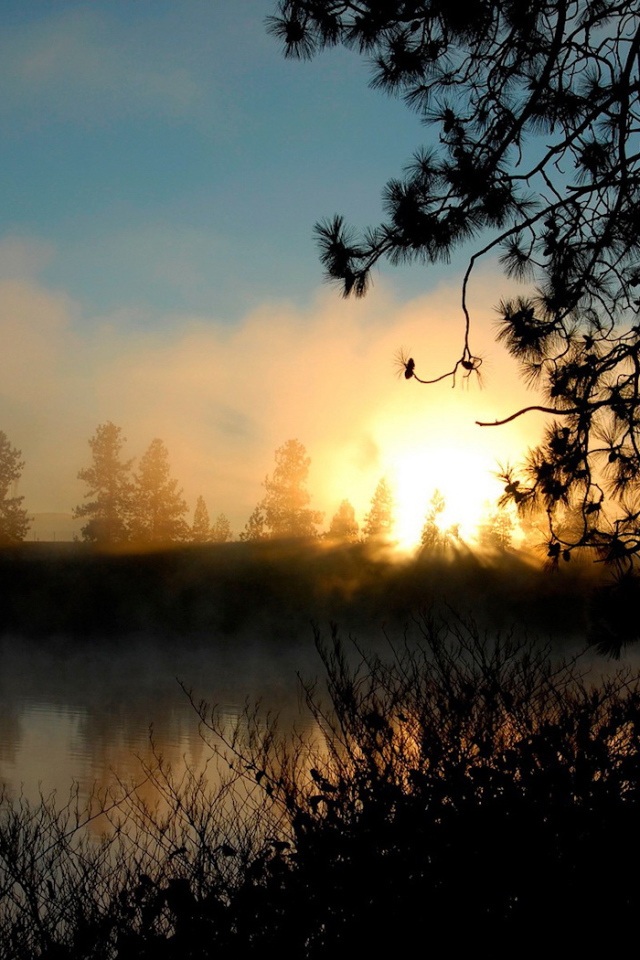 Красивый закат