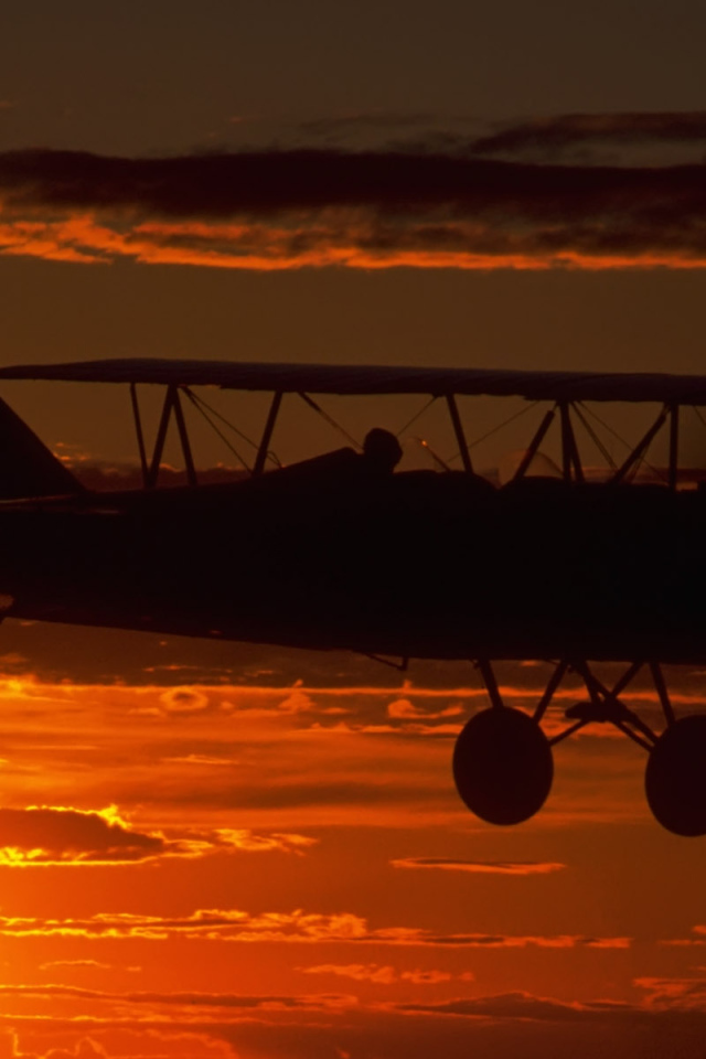 Полет на закате дня