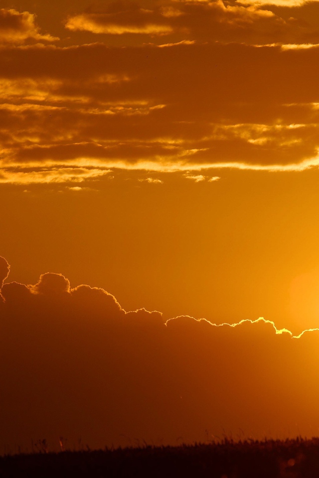 Лучи заходящего солнца