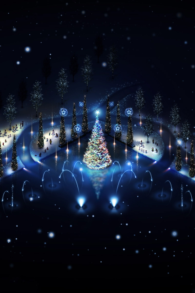 Нарядная новогодняя елка