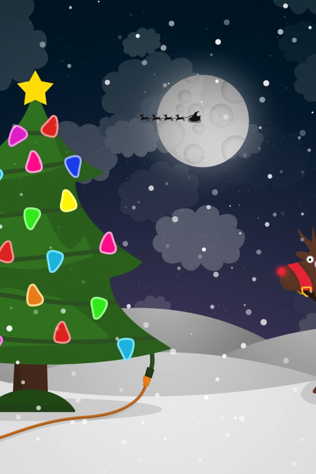 Новогодний олень