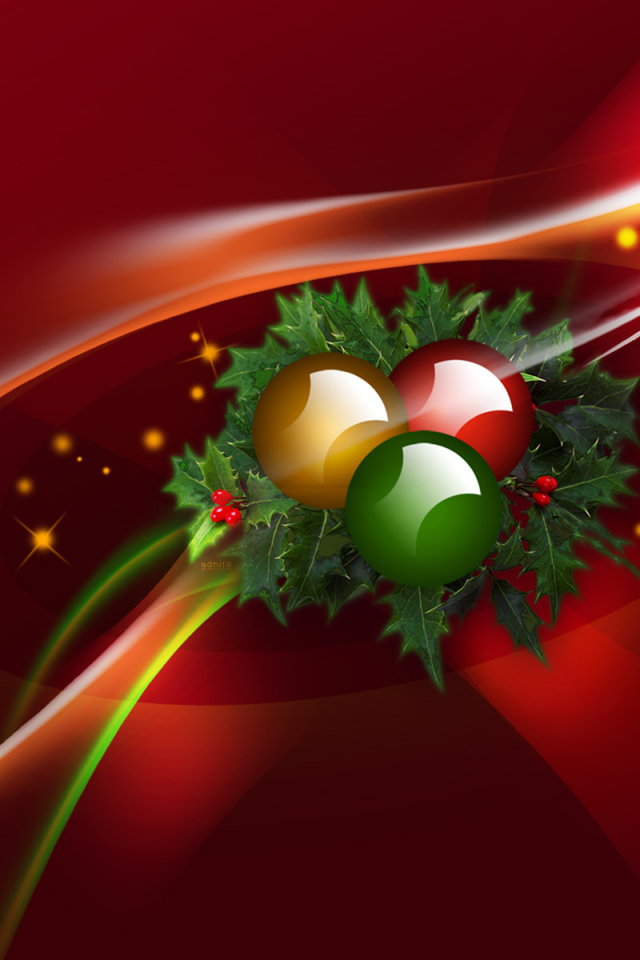 Новый Год красная тема