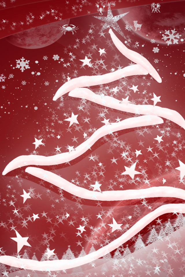 Красная елка