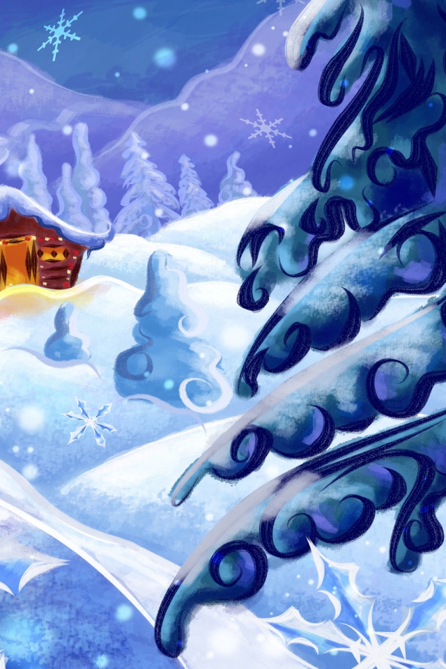 Снег Новый Год