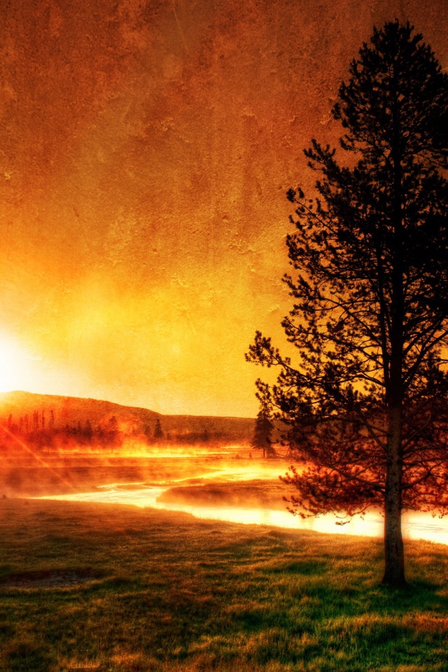 Контрастный закат