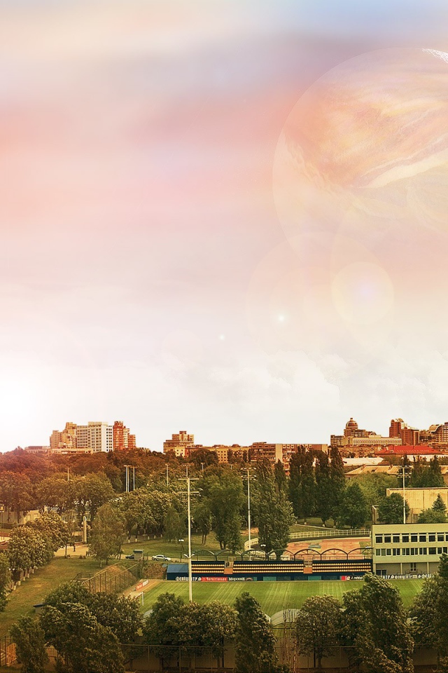 Город по луной