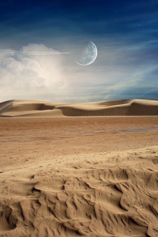 Луна в пустыне